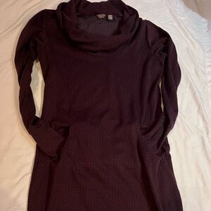 Merrell Deep Purple Long Sleeve Dress